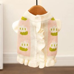 Dog Apparel Cardigan Sweater Winter Cat Puppy Coat Small Clothes Knit Chihuahua Yorkies Pomeranian Maltese Poodle Clothing