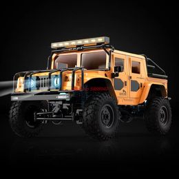 2.4G 4WD Remote Control Climbing Four-wheel Drive off-road Vehicle 1:12 High Speed Headlight Metal Classic RC Racing Car Kid Toy