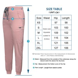 Wholesale Price Stretch Work Pants High Quality Breathable Medical Workwear Unisex Solid Color Scrubs Bottoms Nurse Accessories