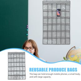 Hanging Bagcloset Organiser Storage Pocket Holder Rack Socks Classroom Door Cellsundries Hanger for Teacher Calculator Organiser