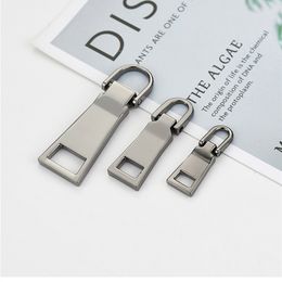 10Pcs Removable Zipper Head Luggage School Bag Coat Clothes Shoes Accessories Metal Zipper Pendant Pull Tab