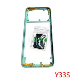 For Vivo Y33S Y53S Middle Frame Holder Housing Replacement Repair Parts