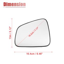 Uxcell Rearview Driver Side Heated Mirror Glass w/ Backing for Chevrolet Trax TRACKER