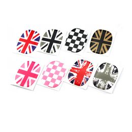 Crystal Epoxy Car Rear Seat Back Handle Decal Cover Sticker UV Protective For Mini Cooper JCW F55 F56 Car Styling Accessories