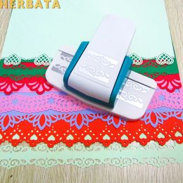 Punch Extralarge laborsaving blank holder flower pattern embossing device kindergarten handmade greeting card making tool Hole punch