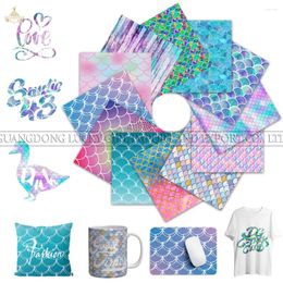 Window Stickers Lucky Goddness Animal Infusible Transfer Ink 12x12 IN Colorful Scales Sublimation Paper For Mug Press T-Shirts Bags