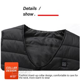 Men's 16Areas Self Heating Vest,3-gear Adjustment Warm Padded Vest,Thermal Vest,USB Heated Jacket Women Heated Clothing Winter