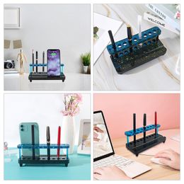Pen Holder Mould Epoxy Resin Mould Phone Bracket Mobile Stand Silicone Mould Diy Home Office Crafts Jewellery Making Casting Tools