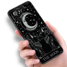 Witch And Cat Custom Phone Case For Xiaomi POCO F2 F3 M2 M3 M4 X3 X4 Pro NFC F4 GT 5G F1 X2 C3 C31 C40 M5S Soft TPU Black Cover