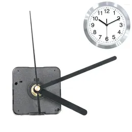 Clocks Accessories Classic Quartz Clock Movement Mechanism Black Metal Pointer DIY Repair Parts Home