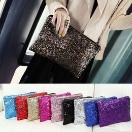 Evening Bags 2024 Retro Luxury Sequins Hand Bag Taking Late Package Clutch Sparkling Dazzling Purse