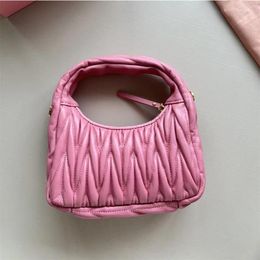 Totes High Quality Designer Underarm Bag Pleated Craft Design Women's Clutch Purses And Handbags Hand Bags For Women