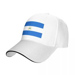 Flag of Nicaragua Baseball Cap Streetwear Snap Back Hat fashionable Woman Cap Men'S