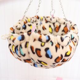 Hamster soft hammock guinea pig drawstring thickening nest squirrel hanging bed Chipmunk Cage sling House small Pets Supplies