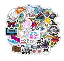 50 Pcs Small Fresh Cartoon Sticker Waterproof For Laptop Moto Skateboard Luggage Guitar Decal Toy Stickers9715485