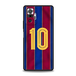 FootBall Number 7 10 30 Phone Case For Xiaomi Redmi Note 12 11 10 Pro Plus 10S 9S 9 9T 8T 9C 9A 8 7 K40 Gaming Soft Cover
