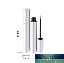 20pcslot 3ml Mini UV Silver Cosmetic Empty Eyelashes Tube Mascara Eyeliner Vials Bottle Makeup Organzier Container with Brush Plu8470465