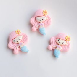 10Pcs New Mini Cute 20-25mm Mermaid,Whale,Octopus,Shell,Conch Series Flat Back Resin Scrapbooking DIY Jewelry Craft Decoration