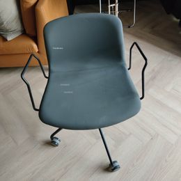 Italian Luxury Back Office Chairs Leisure Fabric Leather Armchair Office Furniture Swivel Lift Game Chair Computer Chair F