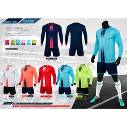 New Autumn and Winter Long Sleeve Football Match Jersey Adult Light Edition Training Childrens Suit