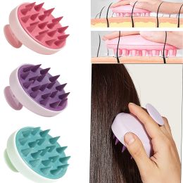 Silicone Shampoo Scalp Hair Massager Head Body Scalp Massage Brush Comb Hair Washing Comb Shower Brush Bath Spa cleaning shampo