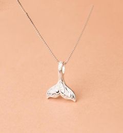 Pendant Necklaces Design Animal Fashion Women Necklace Whale Tail Fish Nautical Charm Mermaid Elegant Jewelry Girls Collares2696138