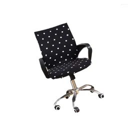 Chair Covers Cover Office Slipcover Desk Protector Computer Fabric Elastic Arm Stretchable Dot Universal Cloth Seat Armchair