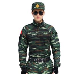 New Tabby Camo Soldier Army Military Uniform Camouflage Tactical Suit Men Army Special Forces Combat Shirt Coat Pant Set Clothes