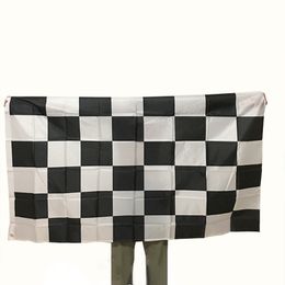 Red and White Check Flag with Grommets Checkered Racing Flags for Motor Racing Events Decorations Outdoor Activities Party