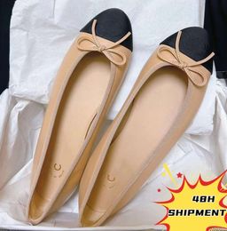 Designer Dress shoes ballet flats shoes High-heeled shoes Spring cowhide letter bow fashion women black Flat boat shoe Lady leather Loafers jmhfyrtyu