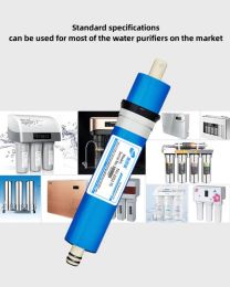 Kitchen Reverse Osmosis RO Membrane Replacement Drinking Water Purifier Filter Treatment System HID TFC 1812-50GPD 75GPD