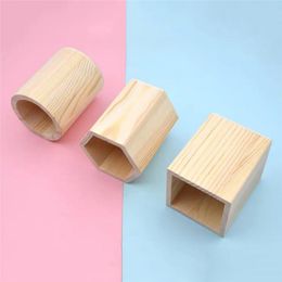 Pen Holder Wooden Pencil Holder Stationery Desk Organizer for Storing Pens Pencils Highlighters Home Office Stationery Supplies
