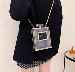 Fashion Perfume Bottle Bags For Women 2021 Women039s Luxury Clutches Purse Crossbody Shoulder Bags Laides Acrylic Box Evening B7056597