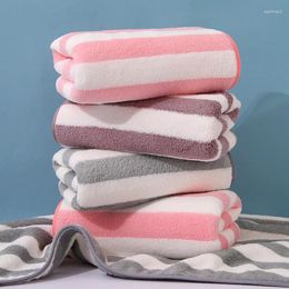 Towel Quick Dry Bathroom Set Luxury Striprd Bath Cotton For Body Soft Hand Face Microfiber Women