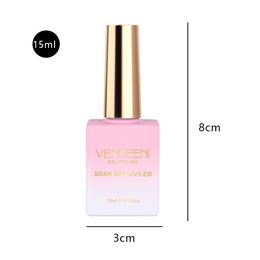 Vendeeni 15ml Transparent Gel Nail Polish Soak Off UV LED Semi Permanent Cat Eye Varnish For Manicure Nail Polish