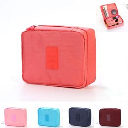 Storage Bags Simple Washbag Square Korean Make Up Female Cosmetic Bag Travel Personalised Organiser Cosmetics Women's