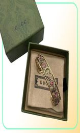 Designer Charm Bracelets Rose Insert Pink Crystal Fashion Luxury Simple Versatile Copper Bracelet Gifts for Women8642180