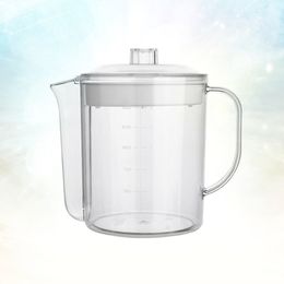 Separator Oil Fat Strainer Grease Cup Gravy Soup Kitchen Skimmer Container Philtre Bowl Pot Pitcher Jug Cooking Separating