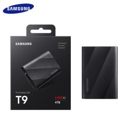 Drives Samsung PSSD T9 4TB External Disc Hard Drive Solid State Disc 1TB 2TB USB 3.2 Gen 2x2 Portable T9 SSD For Laptop Desktop PC