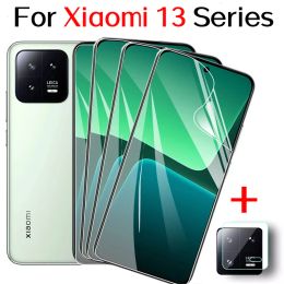 4 In 1 Soft Hydrogel Film Is Suitable for Xiaomi 13 13 Pro Scratch-resistant Protective Film with Toughened Film for Camera Lens