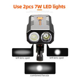 Waterproof IP65 Bicycle light 2400mAh 5000mAh USB Smart Light Sensor Bike Front Light Headlight for MTB Road Cycling Flashlight