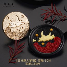 3D Retro Wax Paint Seal Stamp Head Cactus/Flower/Butterfly Wax Sealing Copper Head Envelopes Wedding Invitations Scrapbooking