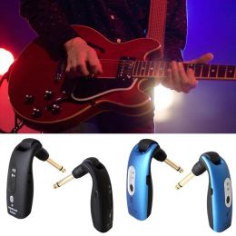 Cables 2.4GHz Wireless Guitar System Transmitter A9 Receiver Builtin Rechargeable Musical Instrument Accessories