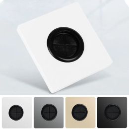 Outlet Hole With Rubber Pad Cable Organiser Storage Cable Socket Panel Decorative Cover Wall Blank Panel Cable Cover