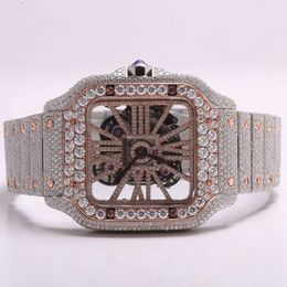 Luxury Looking Fully Watch Iced Out For Men woman Top craftsmanship Unique And Expensive Mosang diamond Watchs For Hip Hop Industrial luxurious 14898