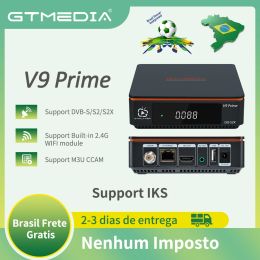 Finder GTMEDIA V9 Prime Support IKS Set Top Box for Brazil DVBS/S2/S2X Satellite Receiver Upgrade V9 Super Support H.265 Builtin WiFi