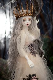 New 42cm BJD sd doll 1/4 Hwayu Vampire Elf Joint Free eye full set of clothes wig shoes Stock Makeup