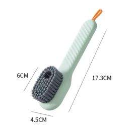 Automatic Liquid Discharge Shoes Brush Deep Cleaning Washing Clothes Soft Bristles Household Tools Laundry Cleaning Brushes