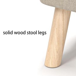 Nordic Living Room Square Stool Modern Casual Thickened Household Low Stool Prince Stool Creative Shoe Hourglass Apartment Sofa