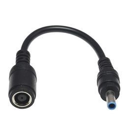 Female 7.4mm X 5.0mm To 4.5mm X3.0mm Male Charger Adapter Power Connector Converter Cable DC Jack for Dell Hp